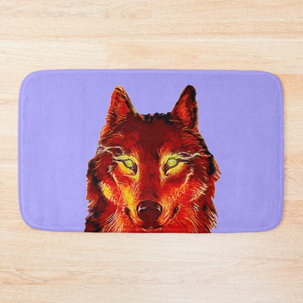 Item preview, Wolf with green shining eyes designed and sold by helenkaiy.