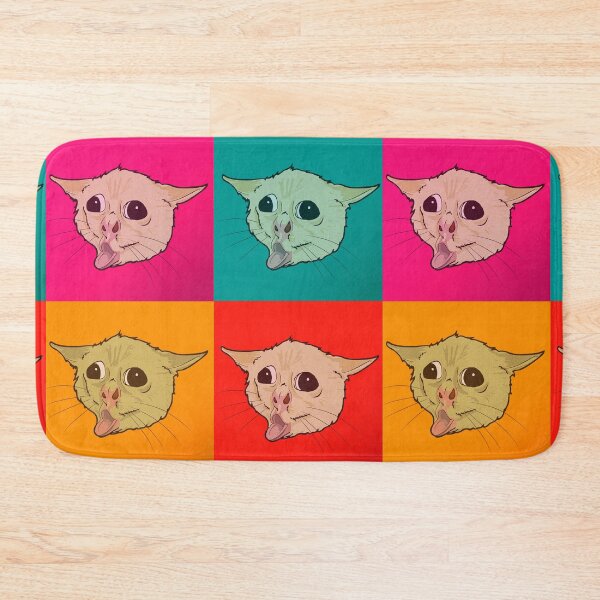 Item preview, Popcat | Crazy Cat Meme Pop Art designed and sold by LicencaPoetica.