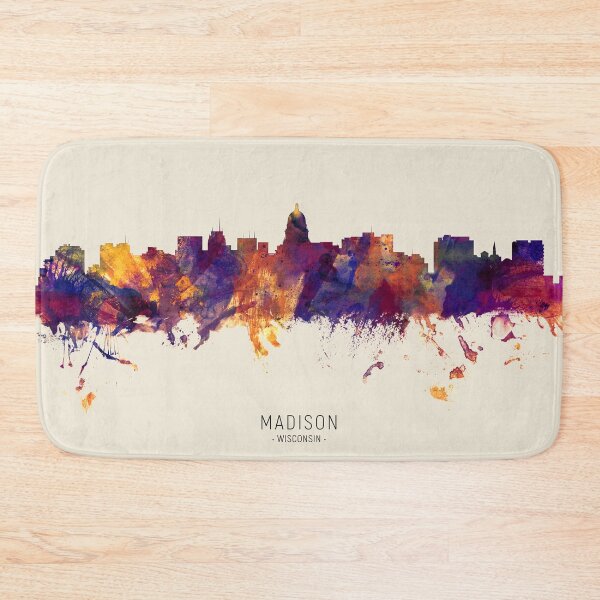 Artikelvorschau, Madison Wisconsin Skyline entworfen und verkauft von ArtPrints.