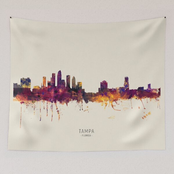 Item preview, Tampa Florida Skyline designed and sold by ArtPrints.