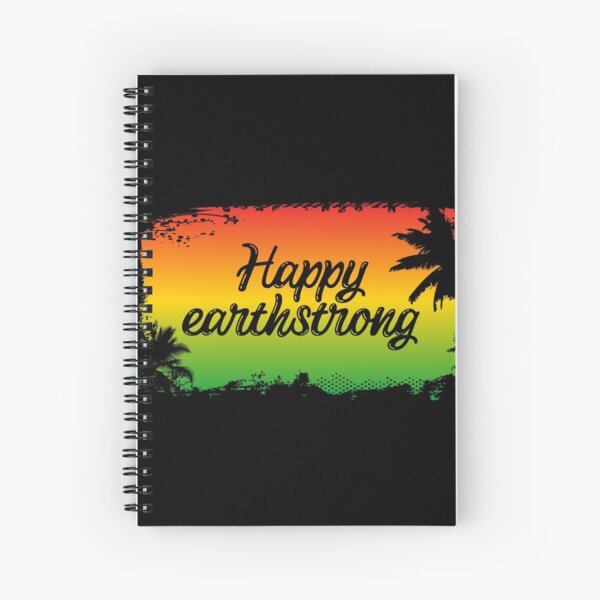 Cahier A Spirale Lion Rasta Rastafarian Un Amour Pot Pothead Tete De Pot Jaune Vert Rouge Noir Bob Marley Par Sinlanchester Redbubble