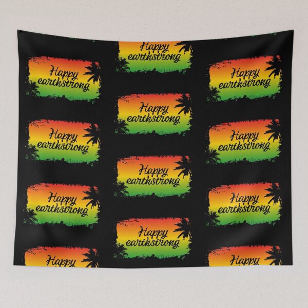 Item preview, Happy Earthstrong Jamaican Rasta Birthday Slang designed and sold by HotHibiscus.