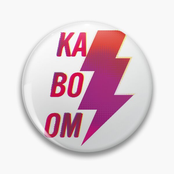 Item preview, Kaboom Lightning Bolt designed and sold by ThisIsJeebay.