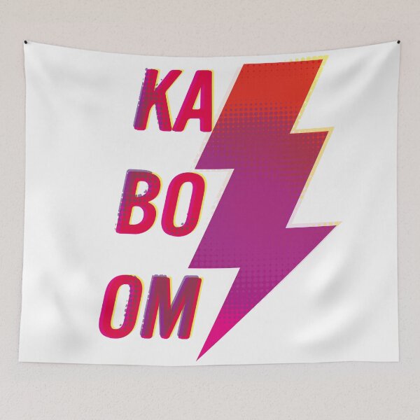 Item preview, Kaboom Lightning Bolt designed and sold by ThisIsJeebay.
