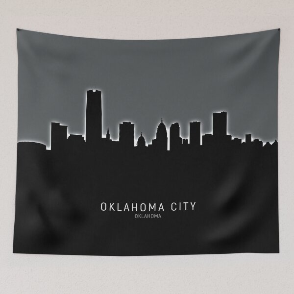 Aperçu de l'œuvre Oklahoma City Skyline créée et vendue par ArtPrints.