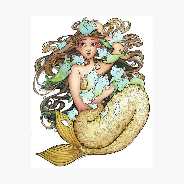 Mer Kittens Photographic Print