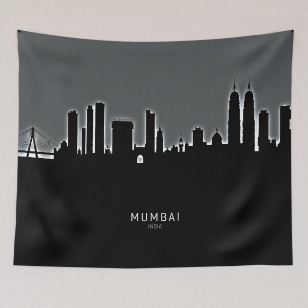 Item preview, Mumbai Skyline India Bombay designed and sold by ArtPrints.