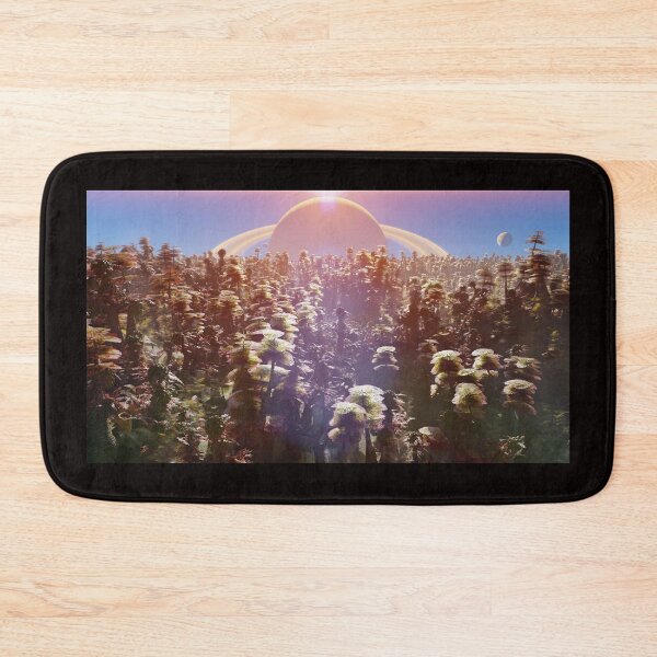 Item preview, alien planet landscape, forest on the surface of an exoplanet designed and sold by DottedYeti.