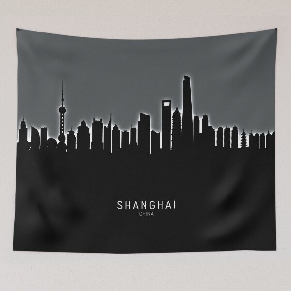 Item preview, Shanghai China Skyline designed and sold by ArtPrints.
