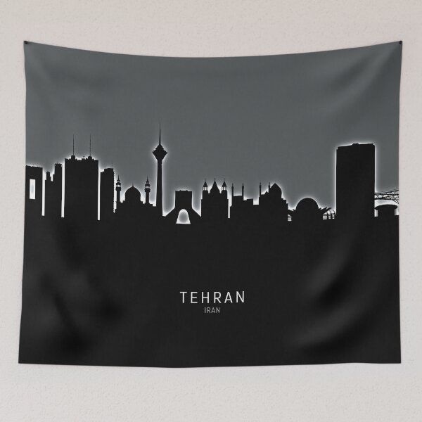 Item preview, Tehran Iran Skyline designed and sold by ArtPrints.