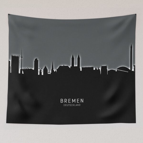 Artikelvorschau, Bremen Germany Skyline entworfen und verkauft von ArtPrints.