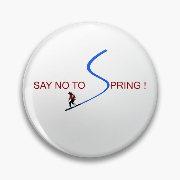 Item preview, Funny snowboard design - Say no to Spring! designed and sold by Artstastic.