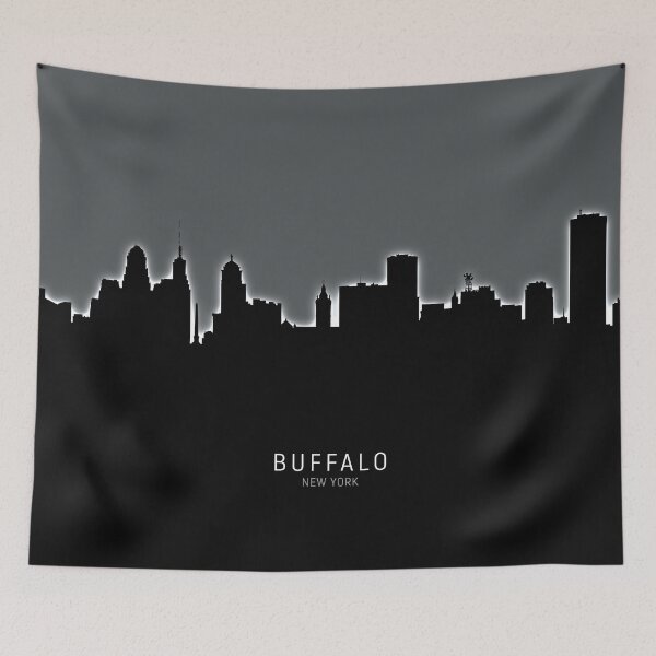 Item preview, Buffalo New York Skyline designed and sold by ArtPrints.