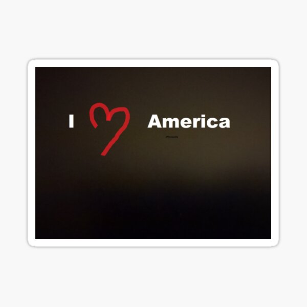 Aperçu de l'œuvre I  Love America créée et vendue par JPOempathy.