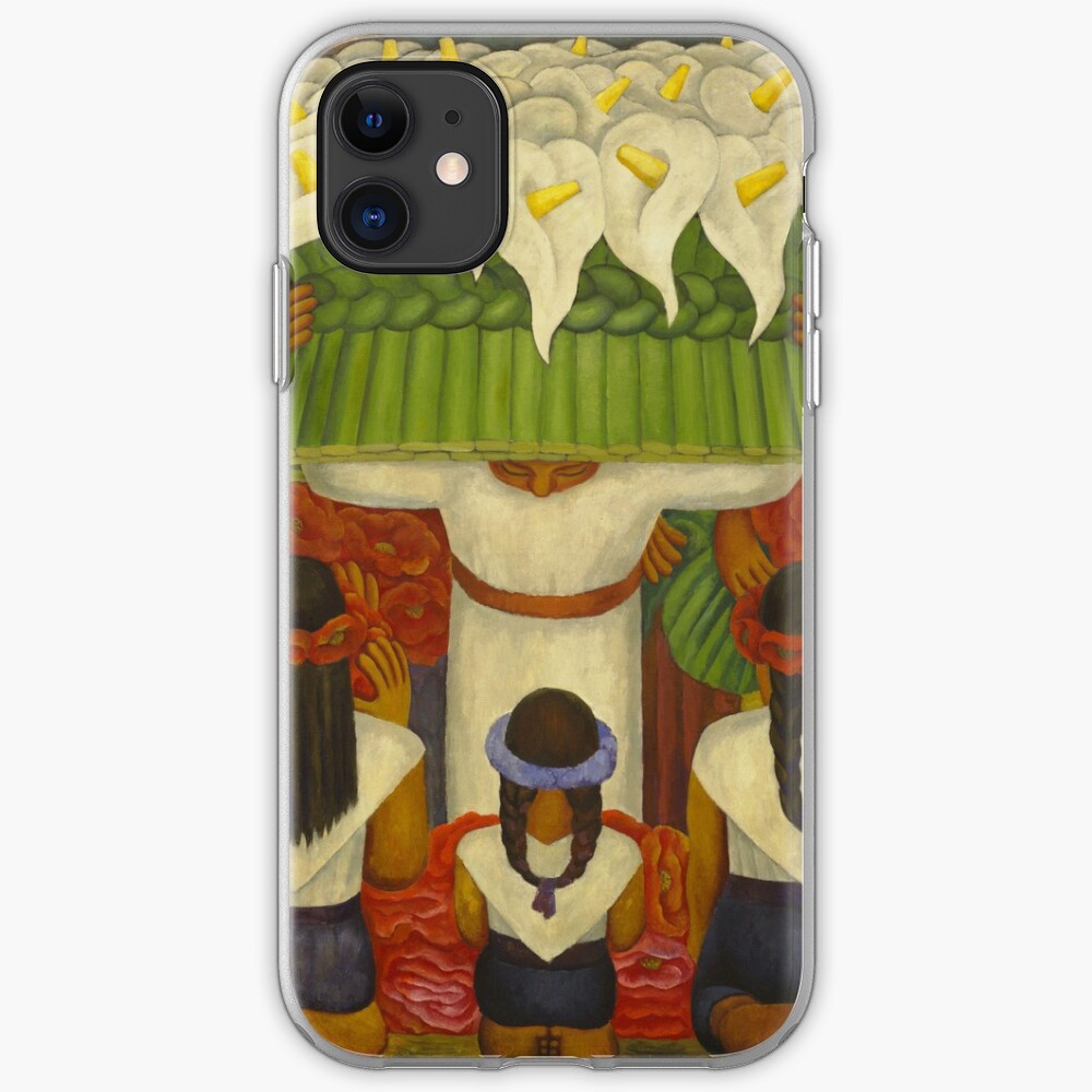 Flower Festival Feast Of Santa Anita Diego Rivera 1931 Iphone Case Cover By Eg0n Redbubble