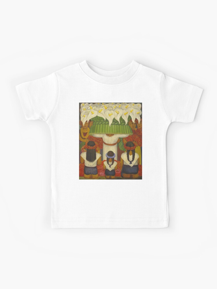 Flower Festival Feast Of Santa Anita Diego Rivera 1931 Kids T Shirt By Eg0n Redbubble