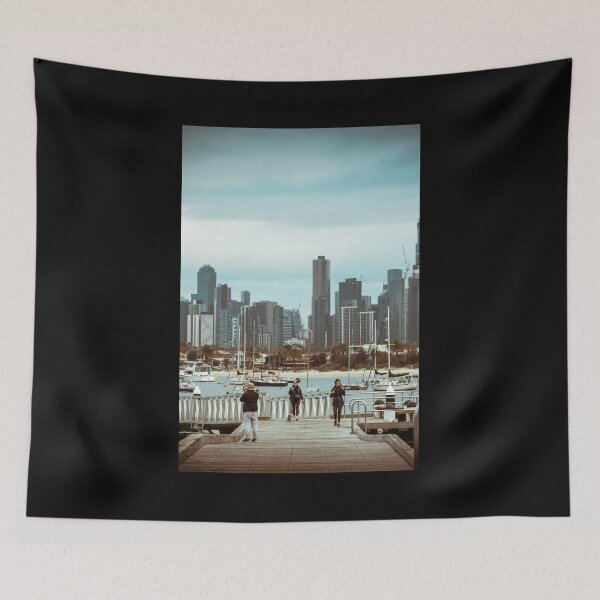 Item preview, Melbourne City - From St Kilda Pier. designed and sold by DavidToolan.
