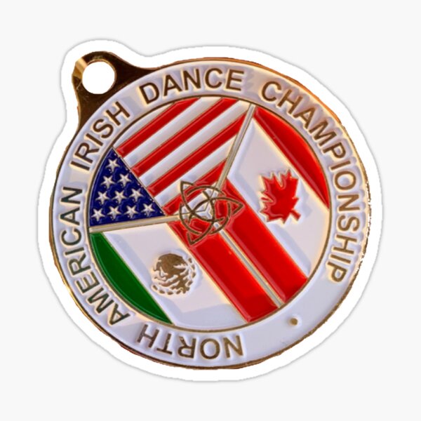 "Irish Dance NAIDC medal" Sticker for Sale by Ghuminsky Redbubble