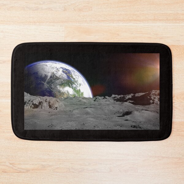 Item preview, Moon surface, lunar landscape designed and sold by DottedYeti.