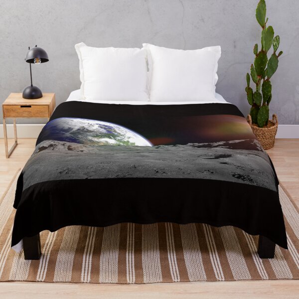 Item preview, Moon surface, lunar landscape designed and sold by DottedYeti.