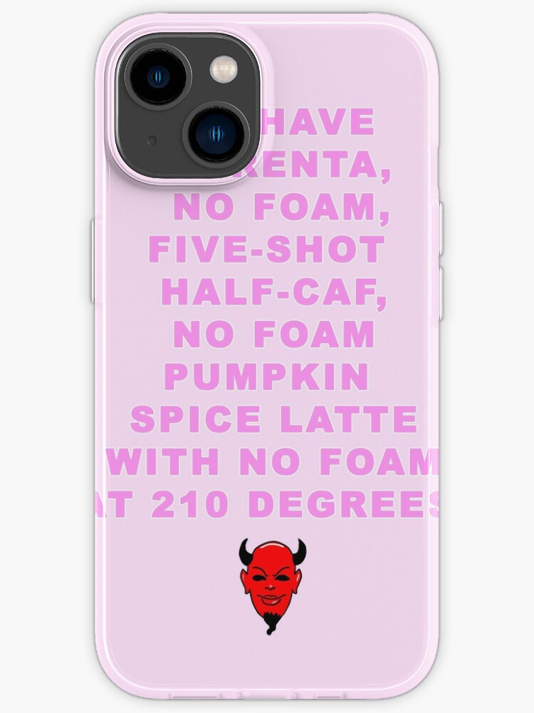 Scream Queen Pumpkin Spice Latte iPhone Case for Sale by Xavierboldu