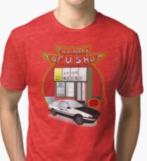 Initial D- Fujiwara Tofu Shop Tri-blend T-Shirt