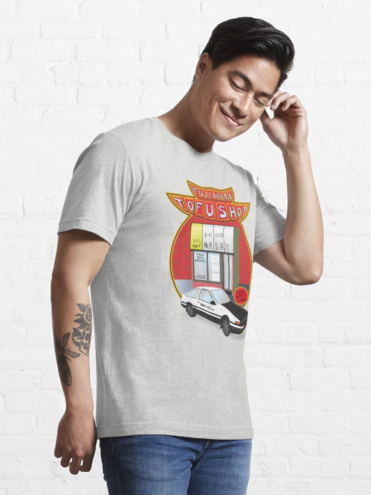 Alternate view of Initial D- Fujiwara Tofu Shop Essential T-Shirt