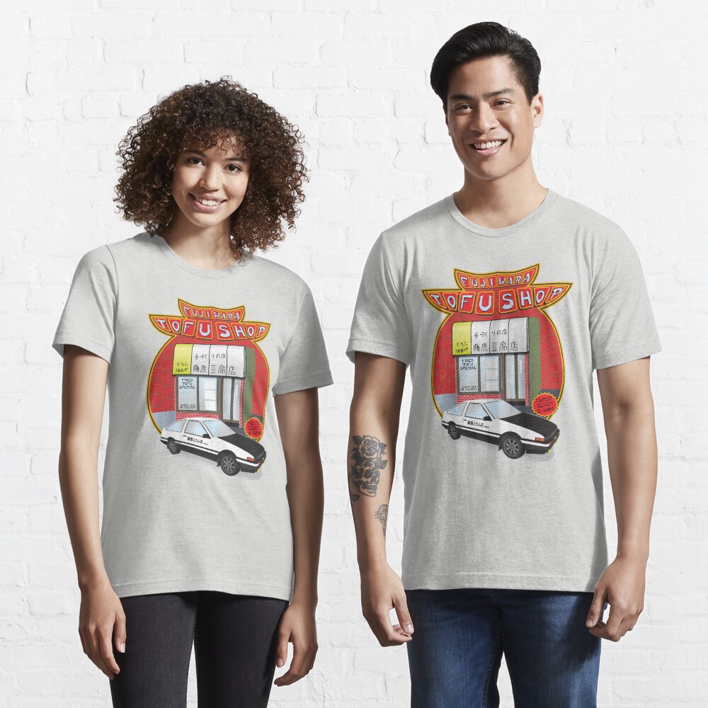 Initial D- Fujiwara Tofu Shop Essential T-Shirt