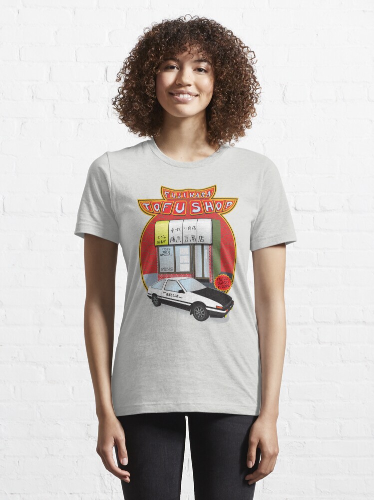 Alternate view of Initial D- Fujiwara Tofu Shop Essential T-Shirt