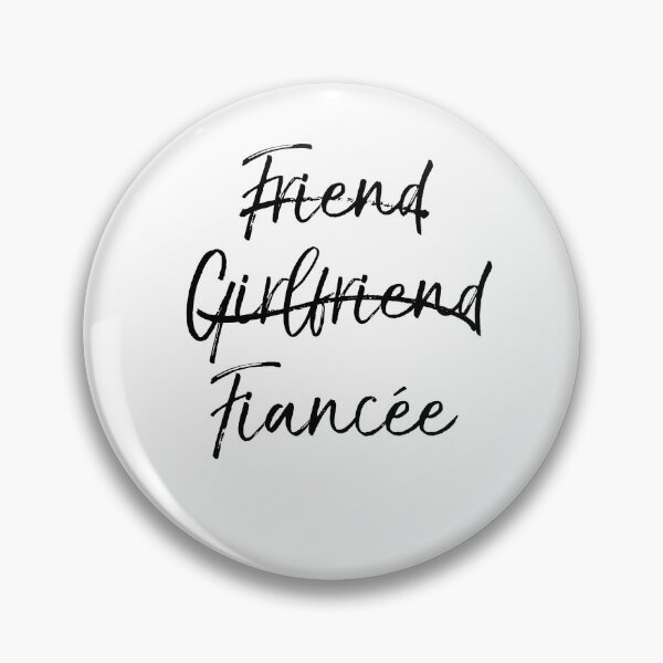 Artikelvorschau, Friend Girlfriend Marked Out Fiancée Engagement Gift Matching Bridal Party Gifts entworfen und verkauft von TNDesignStudio.