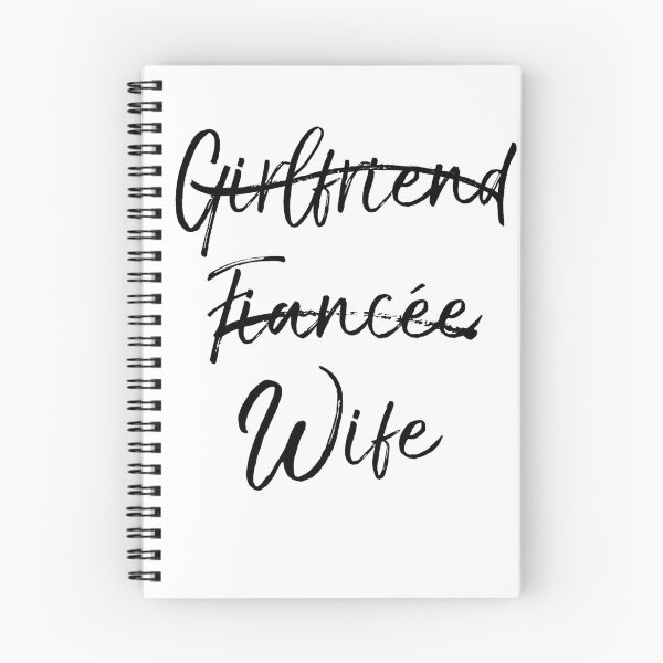 Artikelvorschau, Girlfriend Fiancée Marked Out Wife Matching Bridal Party Gifts entworfen und verkauft von TNDesignStudio.