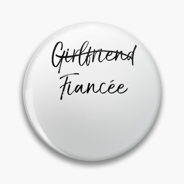 Artikelvorschau, Girlfriend Marked Out Fiancée Engagement Gift Matching Bridal Party Gifts entworfen und verkauft von TNDesignStudio.