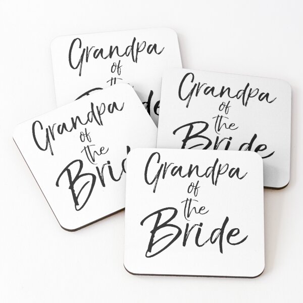 Artikelvorschau, Grandpa of the Bride Matching Bridal Party Gifts entworfen und verkauft von TNDesignStudio.