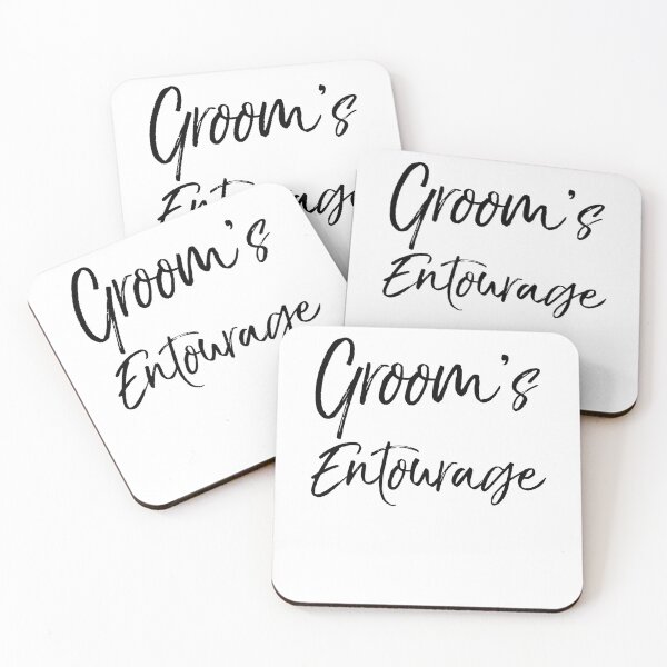 Artikelvorschau, Groom's Entourage Matching Bridal Party Gifts entworfen und verkauft von TNDesignStudio.