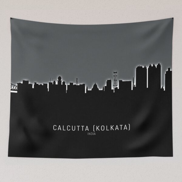 Item preview, Kolkata (Calcutta) India Skyline designed and sold by ArtPrints.