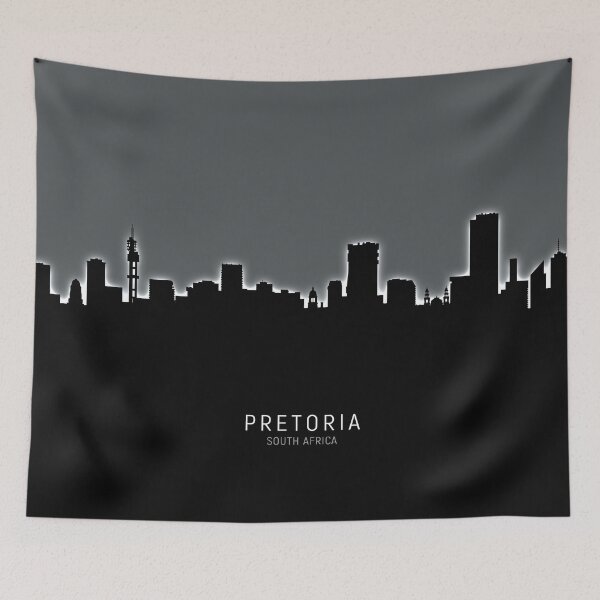 Item preview, Pretoria South Africa Skyline designed and sold by ArtPrints.