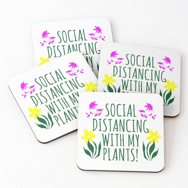 Item preview, Social Distancing with my Plants | Typography designed and sold by rsty11.