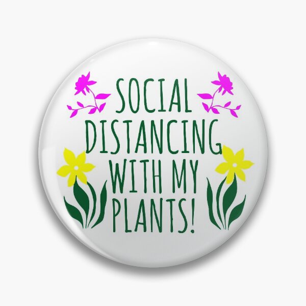 Item preview, Social Distancing with my Plants | Typography designed and sold by rsty11.
