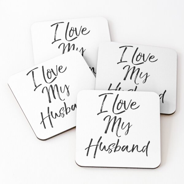 Artikelvorschau, I Love My Husband Matching Bridal Party Gifts entworfen und verkauft von TNDesignStudio.