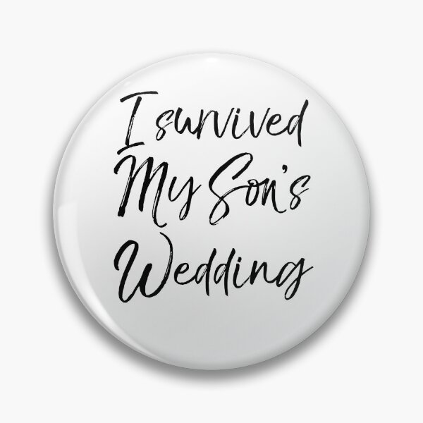 Artikelvorschau, I Survived My Son's Wedding Matching Bridal Party Gifts entworfen und verkauft von TNDesignStudio.
