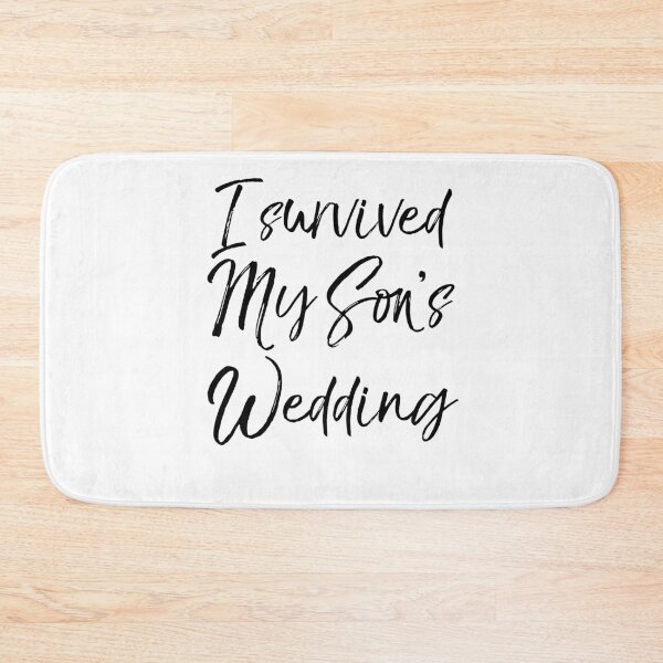 Artikelvorschau, I Survived My Son's Wedding Matching Bridal Party Gifts entworfen und verkauft von TNDesignStudio.