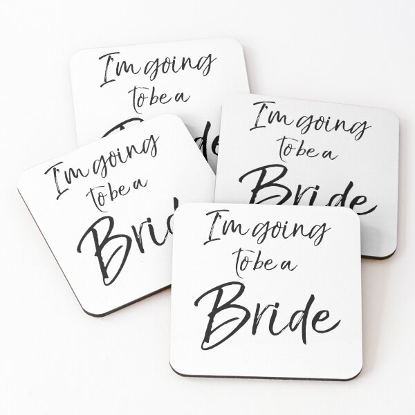 Artikelvorschau, I'm Going to be a Bride Matching Bridal Party Gifts entworfen und verkauft von TNDesignStudio.