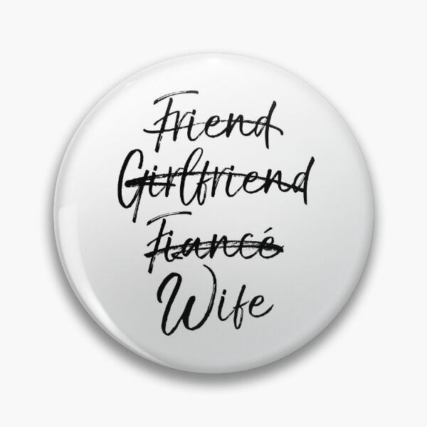 Artikelvorschau, Not Friend Girlfriend Fiancé Wife Wedding Gift Matching Bridal Party Gifts entworfen und verkauft von TNDesignStudio.