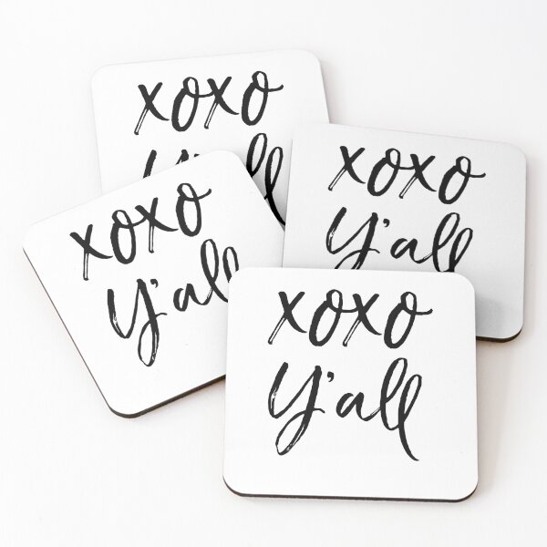 Artikelvorschau, XOXO Y'all Matching Bridal Party Gifts entworfen und verkauft von TNDesignStudio.