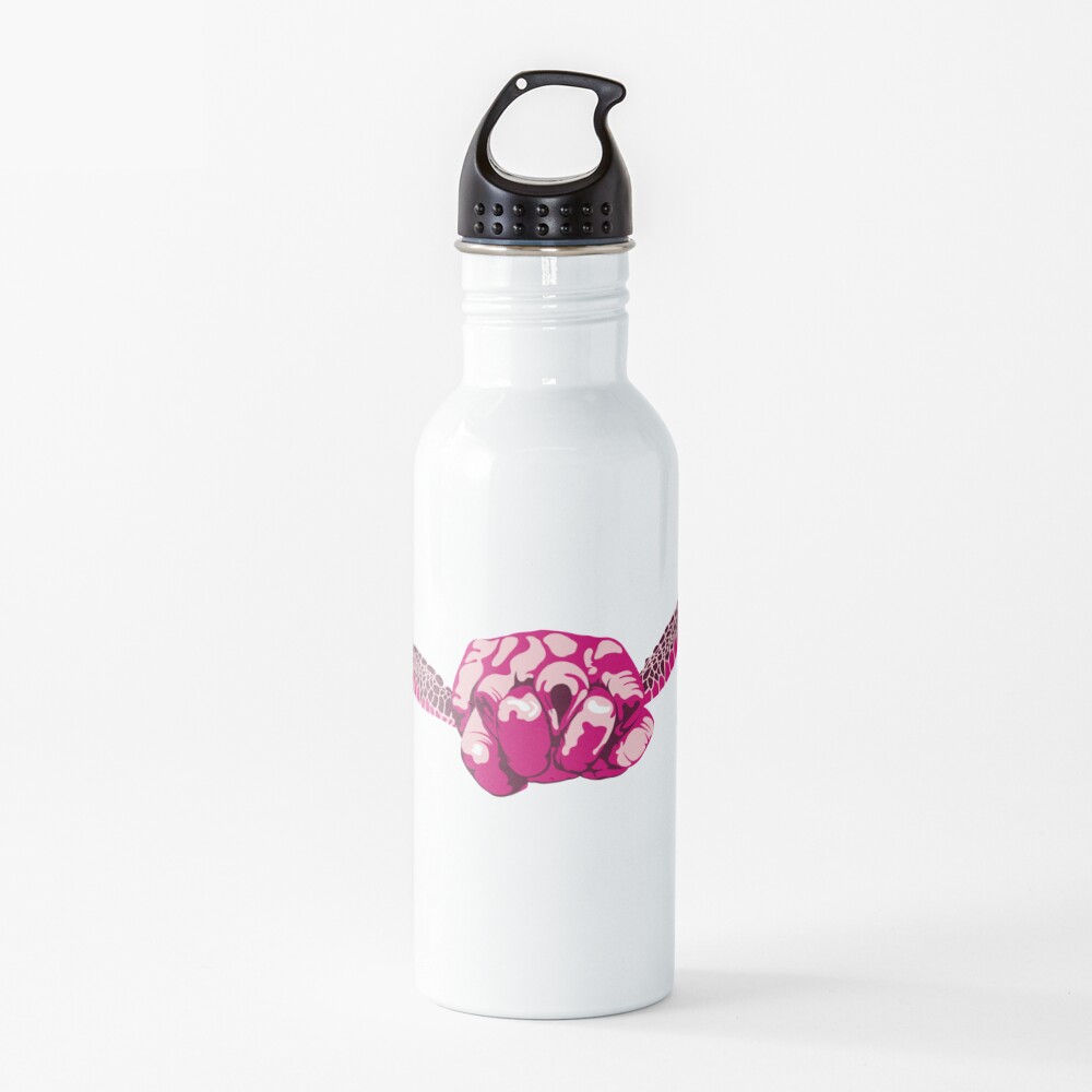 Turtle Hand Signal - Pink Water Bottle