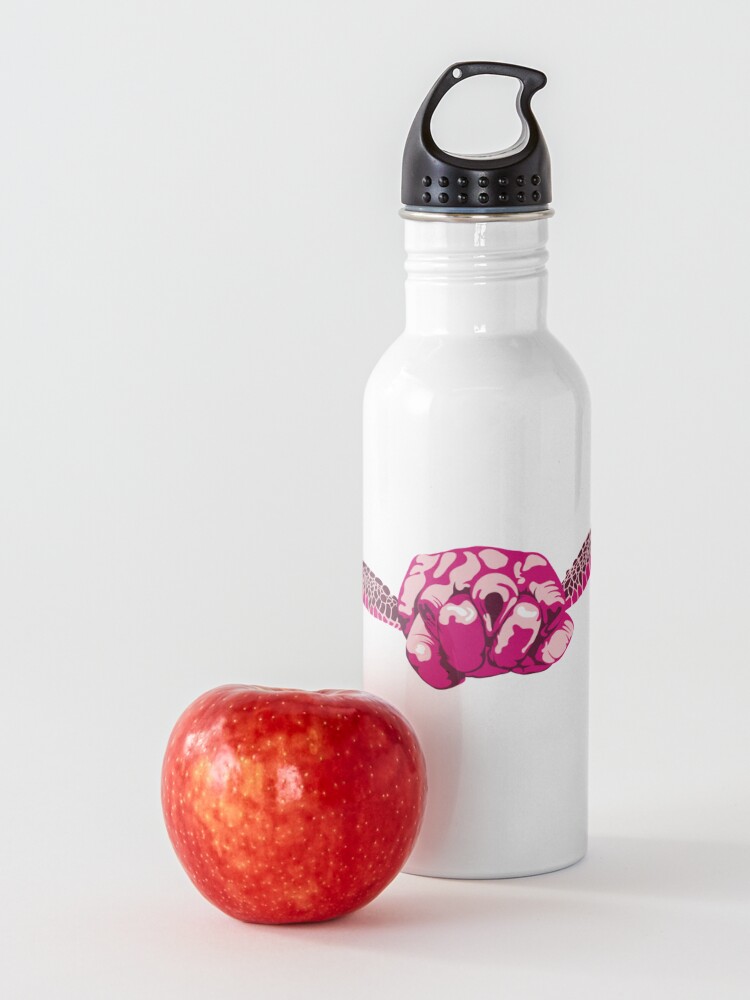 Alternate view of Turtle Hand Signal - Pink Water Bottle