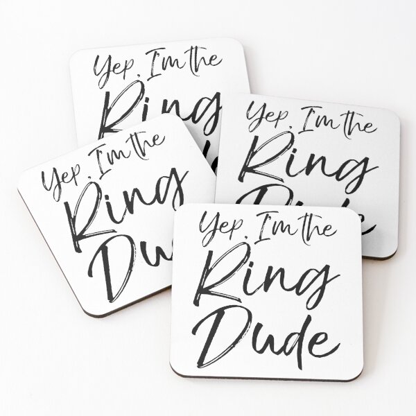 Item preview, Yep, I'm the Ring Dude Matching Bridal Party Gifts designed and sold by TNDesignStudio.