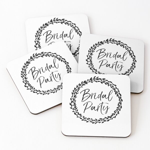 Artikelvorschau, Bridal Party Flower Circle Floral Design entworfen und verkauft von TNDesignStudio.