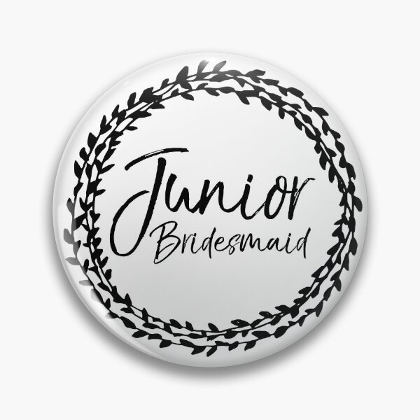 Item preview, Cute Junior Bridesmaid Flower Circle Floral Design designed and sold by TNDesignStudio.