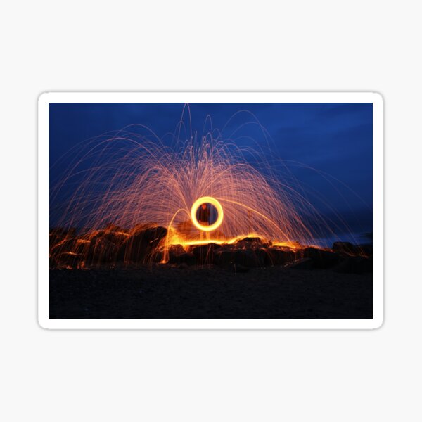 Fire Spinning no.1 Sticker